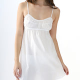 The Babydoll: White Cotton Voile