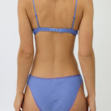 The Balconette: French Blue Pointelle