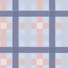 The Boxer: Blue Check French Poplin