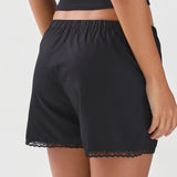 The Boxer: Black French Poplin