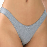 The Brazilian: Grey Cotton Jersey