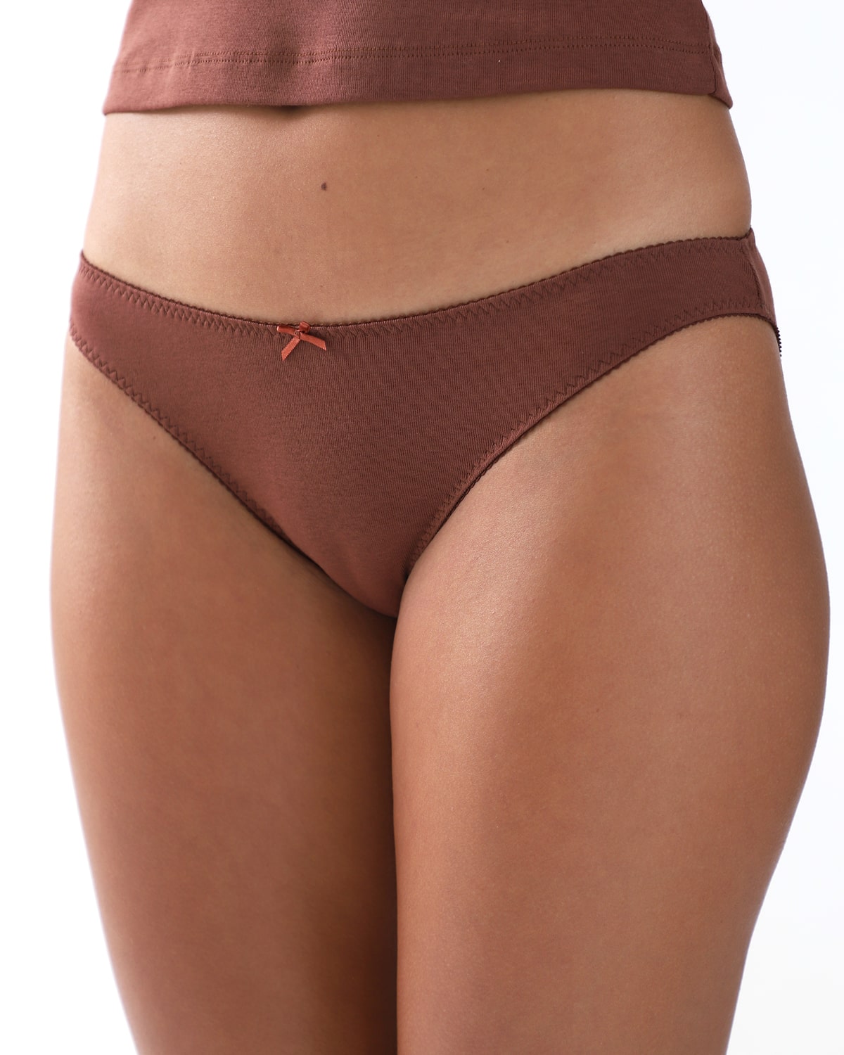 Brown brief on a white background
