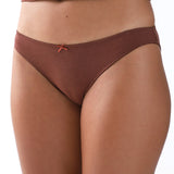 Brown brief on a white background