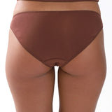Brown underwear on a white background