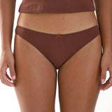 Brown brief on a white background