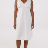 The Iris Slip: White Cotton Voile