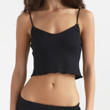 The Cami: Black Pointelle
