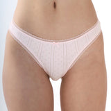The High Rise: Baby Pink Pointelle