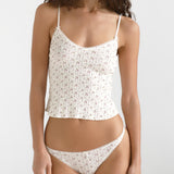 The Long Cami: English Rose Pointelle