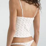 The Long Cami: English Rose Pointelle