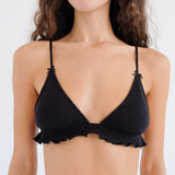 The Butterfly Bralette: Black Pointelle