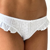 The Butterfly Brief: White Pointelle