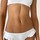 The Butterfly Brief: White Pointelle