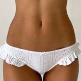 The Butterfly Brief: White Pointelle