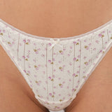 The Thong: English Rose Pointelle
