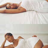 The Cami Slip: White Pointelle