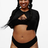 The Cozy Brief: Black Pointelle