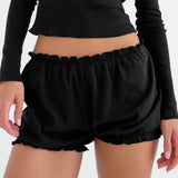 The Bloomer: Black Pointelle