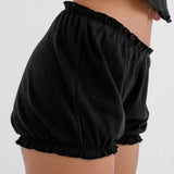 The Bloomer: Black Pointelle