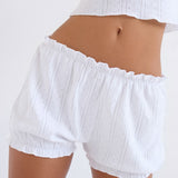 The Bloomer: White Pointelle