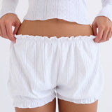 The Bloomer: White Pointelle
