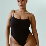 The Bodysuit: Black Pointelle