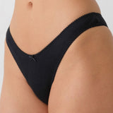 The Brazilian: Black Cotton Jersey