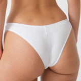 The Brazilian: White Cotton Jersey