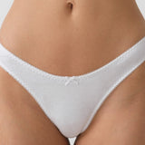 The Brazilian: White Cotton Jersey