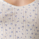 The Cami: Blue Fields Pointelle