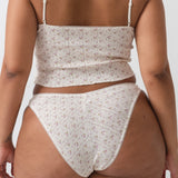 The High Rise: English Rose Pointelle