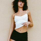 The Boyshort: Black Cotton Jersey