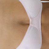 The Petite Bra: Baby Pink Cotton Jersey