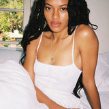 The Bodysuit: White Pointelle