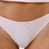 The Thong: Baby Pink Cotton Jersey