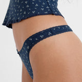 The Thong: Midnight Fields Pointelle