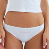 The Lover Brief: White Cotton Jersey