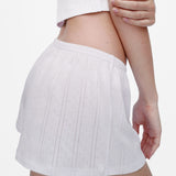 The Short: White Pointelle