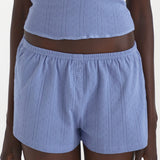The Short: French Blue Pointelle