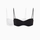 The Teacup: 2-Pack Black & White Cotton Jersey