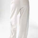 White pants on a white background
